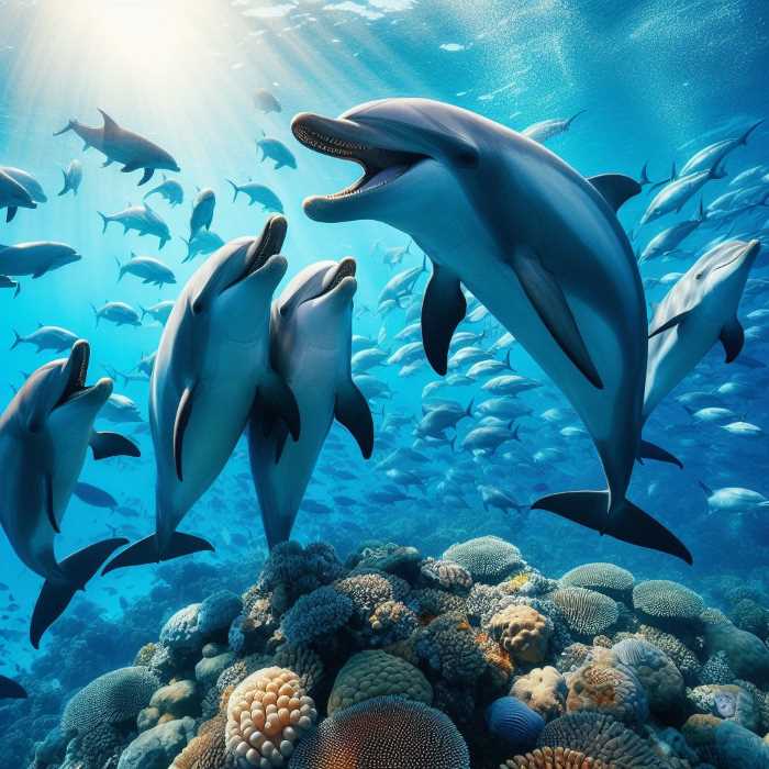 Dolphin Communication Under Water