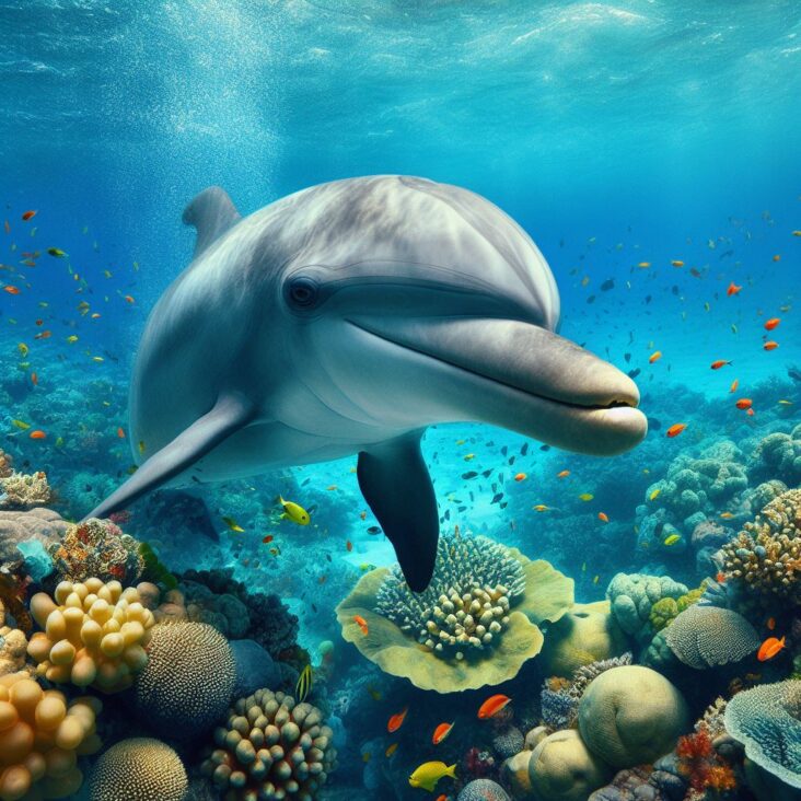 Dolphin portrait