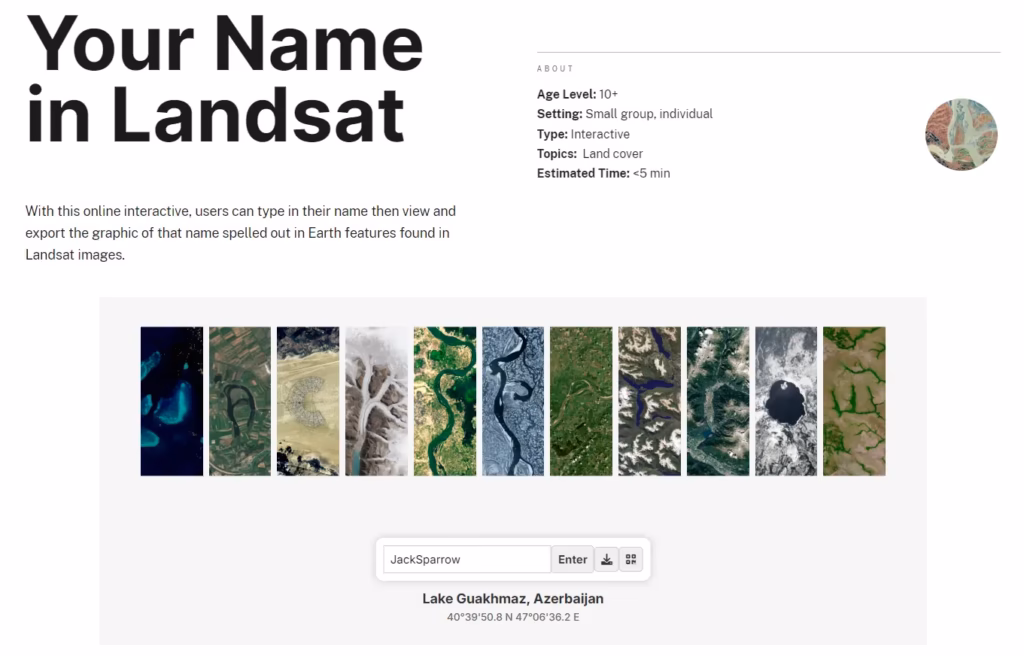 NASA Name Generator - Your Name Written Across Earth From Space